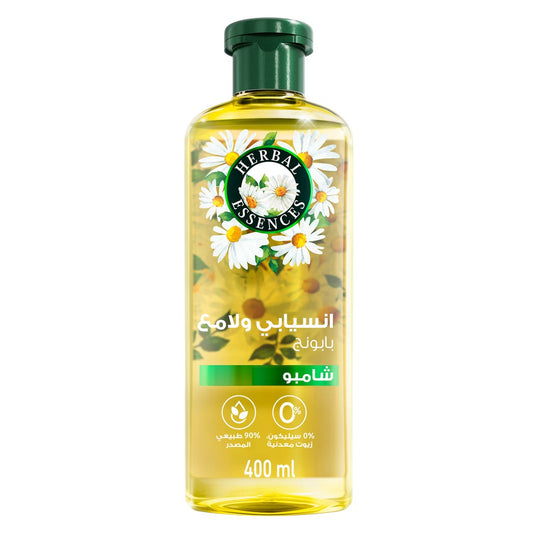 Herbal Essences Smooth & Shine Shampoo, Chamomile Scent, 400ml