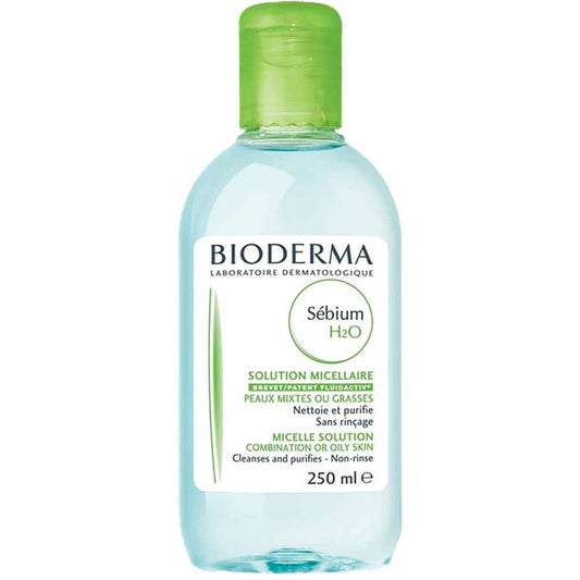 بيوديرما محلول H2O سيبيوم للبشرة الدهنية 250 مل