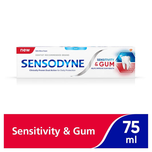 معجون أسنان سنسوداين للأسنان الحساسة واللثة 75 مل