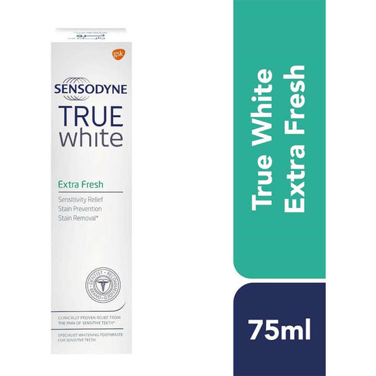 معجون أسنان سنسوداين ترو وايت إكسترا فريش 75 مل
